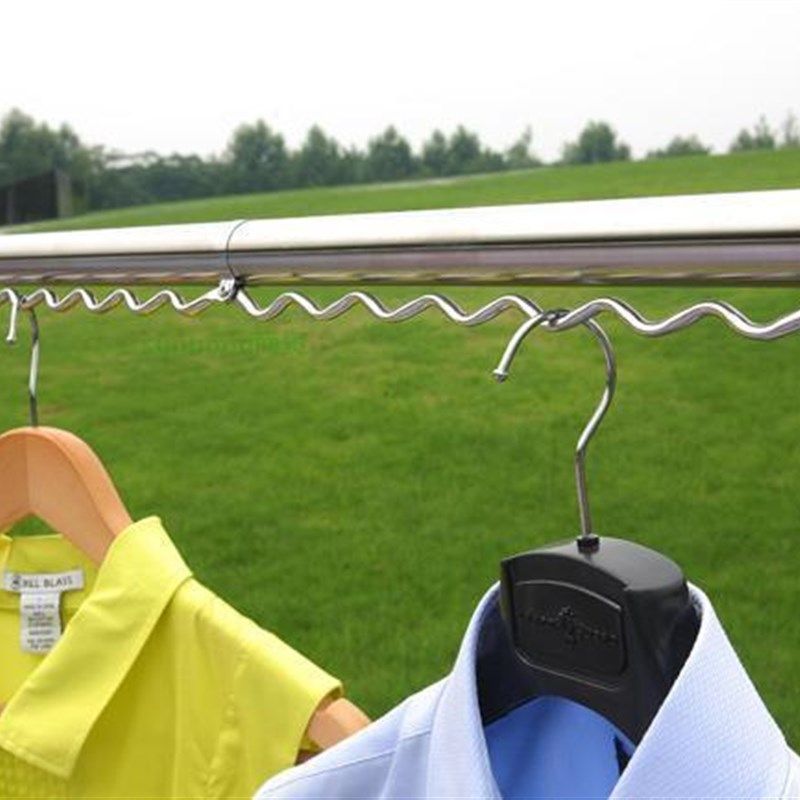 SUS304 纯不锈钢加厚伸缩晾衣杆 阳台外晒衣杆室外免打孔凉衣杆,淘宝优惠券,粉丝福利购,淘宝优惠卷