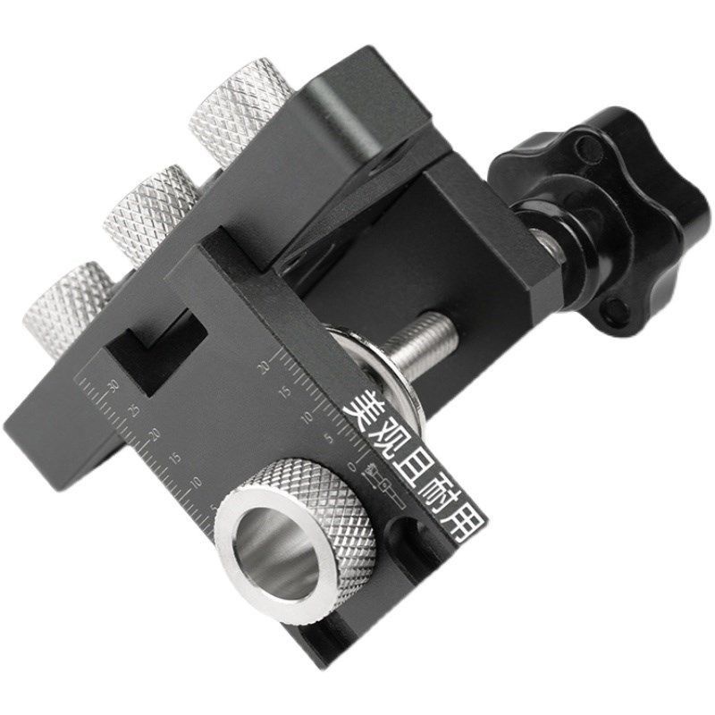 三合一木工打孔定位器家具连接件开孔定位木板拼接偏心轮安装工具 - 图3