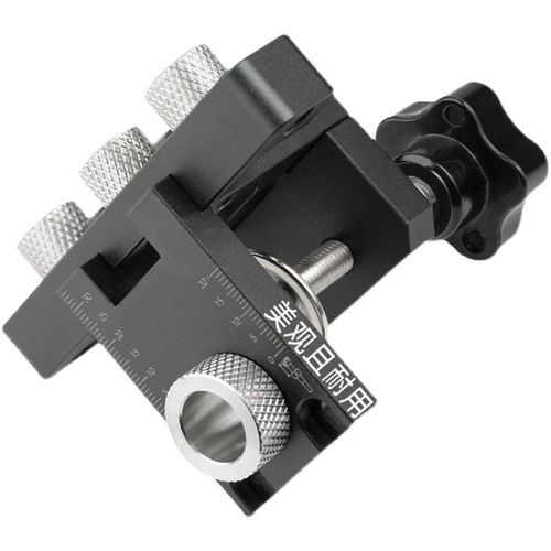 三合一木工打孔定位器家具连接件开孔定位木板拼接偏心轮安装工具 - 图3