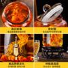 Thickened glass wine bottle with faucet 10kg 5kg ginseng bottle wine making container enzyme grape wine jar for home use
