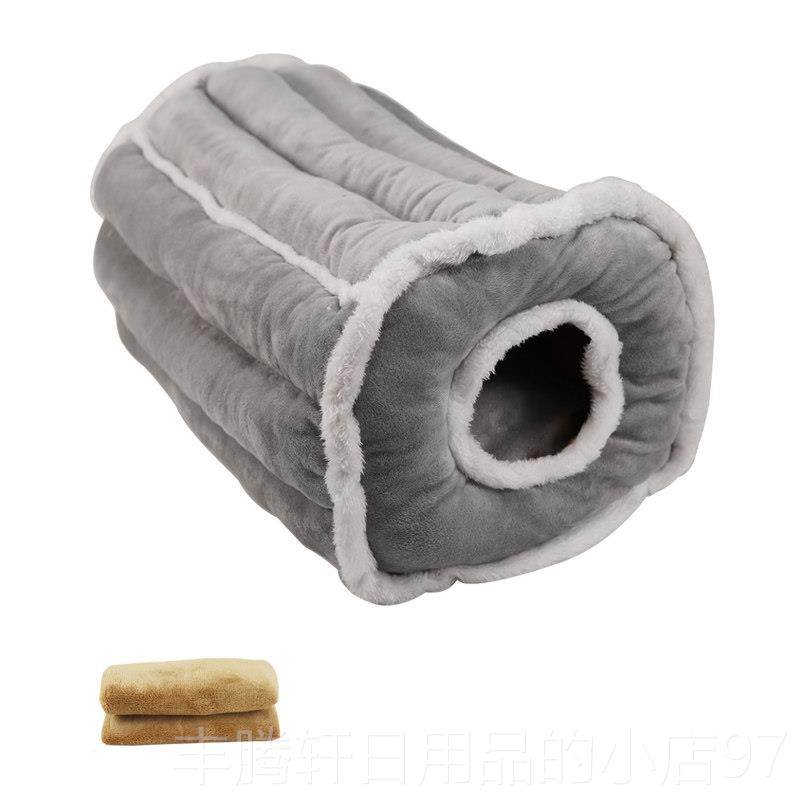 Authentic cat kennel, warm in season, small winter dog sleeping kennel, deep sleeping British and American short gradient cat sleeping bag house, semi-enclosed