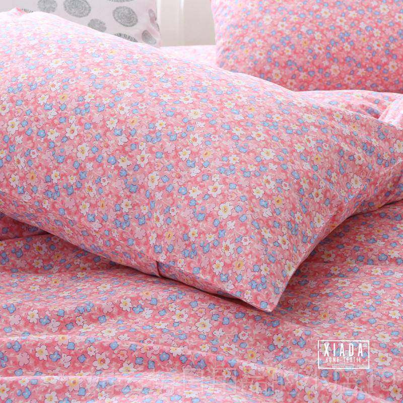 正品小蔷薇花粉色套田园风女宿舍床单三件纯套棉被双四件套全棉人,淘宝优惠券,粉丝福利购,淘宝优惠卷