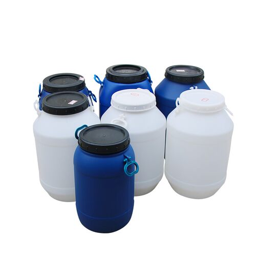 圆桶60L50L35L塑料酵素桶带盖加厚大白桶塑料桶水桶化工桶储水桶 - 图3