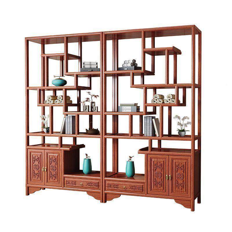 实木古古架多宝阁中式书商架办公仿室铺隔断架茶CEO柜陈博列柜,淘宝优惠券,粉丝福利购,淘宝优惠卷