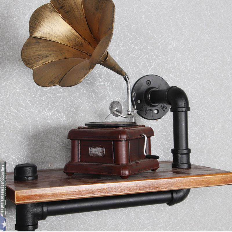 loas061602f物t铁艺墙上置架客挂厅书装饰花架墙壁复古壁墙面隔板,淘宝优惠券,粉丝福利购,淘宝优惠卷