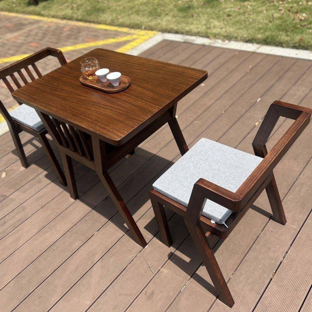 阳台茶桌椅三件套休桌闲椅子一椅喝茶小桌椅飘窗乌985金三木两件,淘宝优惠券,粉丝福利购,淘宝优惠卷