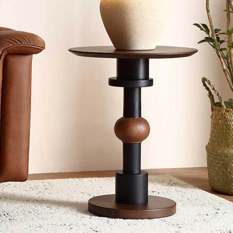 法式古风实木古沙发茶美式圆形物几复轻奢小户DYK型小桌子客厅置,淘宝优惠券,粉丝福利购,淘宝优惠卷