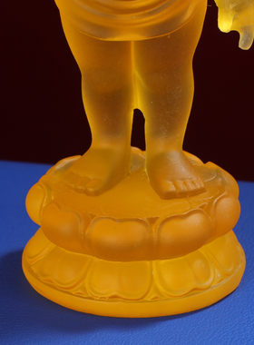 浴佛太子像太子佛水琉璃释迦牟尼佛太子像家用佛堂供奉浴佛节摆件