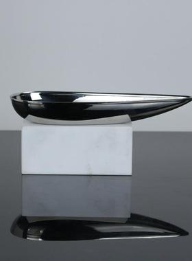 现形代约船不钢大理石摆件客厅书房HWT样板锈房售简楼处轻装饰品