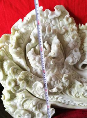 家销BWZ来售岩玉装饰家厂居玉雕摆件佰财岫俱岫岩玉石白菜