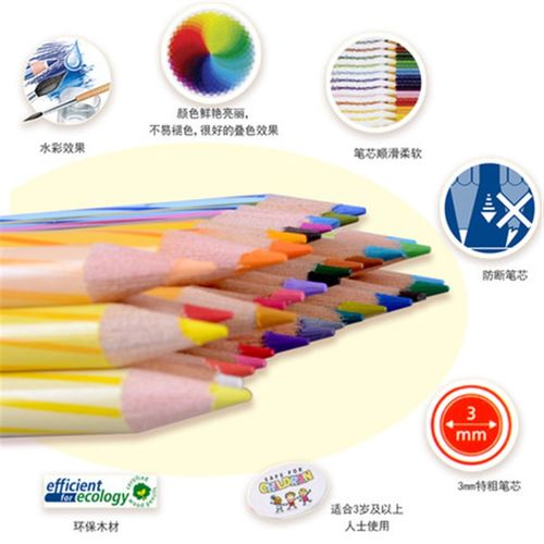 德国施德楼水溶性彩铅137 10C36/48美术绘画手绘水溶性彩色铅笔 - 图2