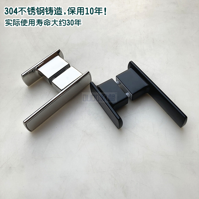 淋浴房拉手卫生间浴室隔断玻璃门拉手门把手304不锈钢弓字形黑色,淘宝优惠券,粉丝福利购,淘宝优惠卷