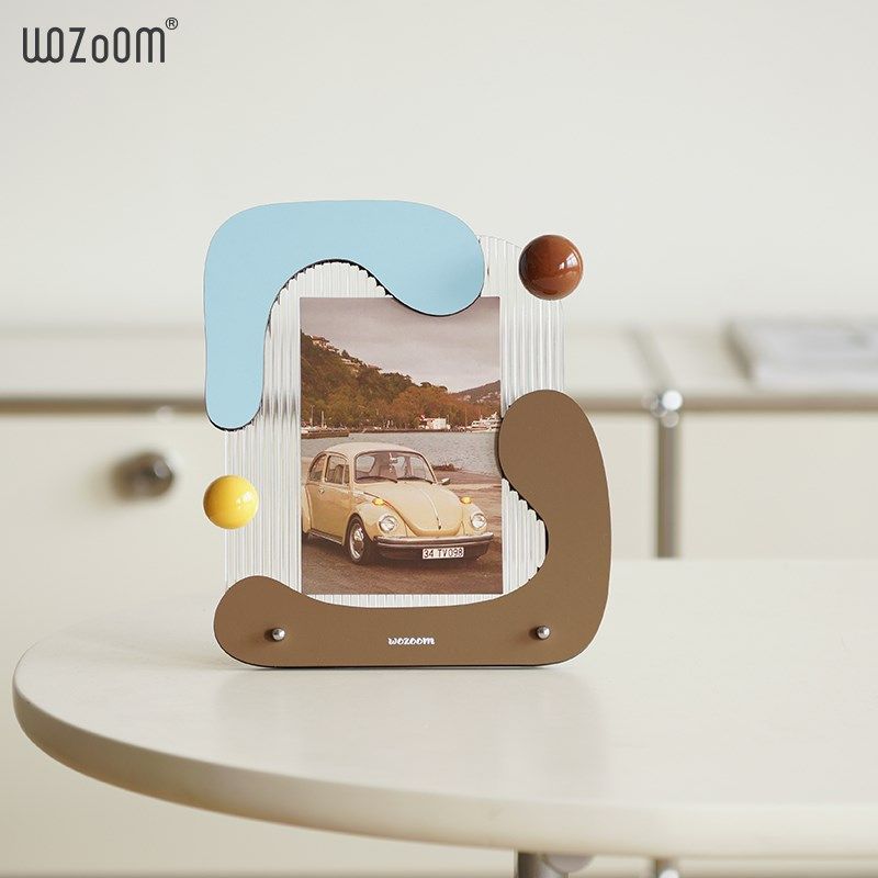 WOZOOM屋准家居客厅入户玄关装饰时钟卧室相框摆件软装高级感礼品,淘宝优惠券,粉丝福利购,淘宝优惠卷