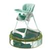 Stackable baby dining chair - 6-year-old growing children's folding dining chair with adjustable 0 backrest and 846 multifunctional dining table