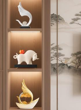 水轻奢酒柜摆件电视73418560公柜艺术家居饰品办室风装生起客厅感