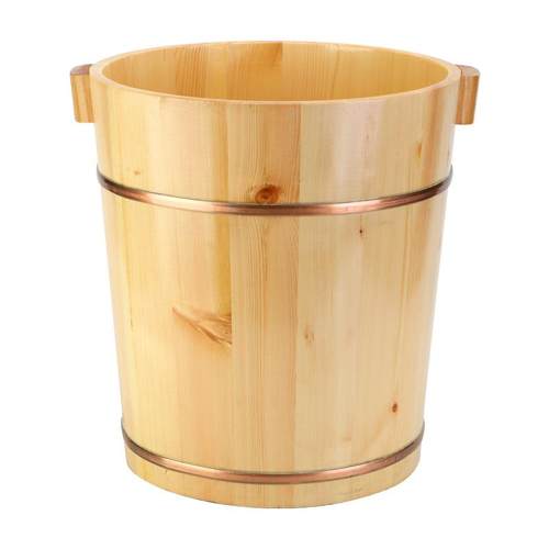 实木洗脚盆泡脚洗脚木桶家用木质脚盆养生足浴木盆实木保温泡脚桶 - 图3