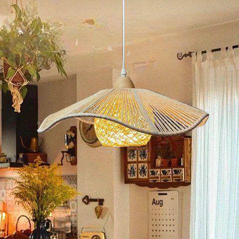 网法式灯具餐厅原木红吊39364日式卧卧室餐桌主复古民宿灯藤艺麻,淘宝优惠券,粉丝福利购,淘宝优惠卷