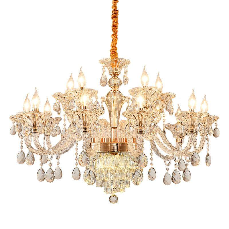 式水晶MD2023奢吊灯20欧24新款客厅家用灯简约墅餐厅卧室家居灯华,淘宝优惠券,粉丝福利购,淘宝优惠卷