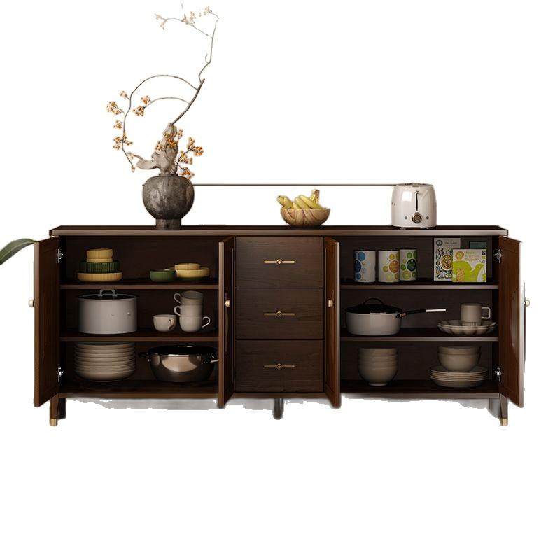 202台5新中式岩板面造板餐边柜多JOA功屉能八抽六门客人厅靠墙一,淘宝优惠券,粉丝福利购,淘宝优惠卷