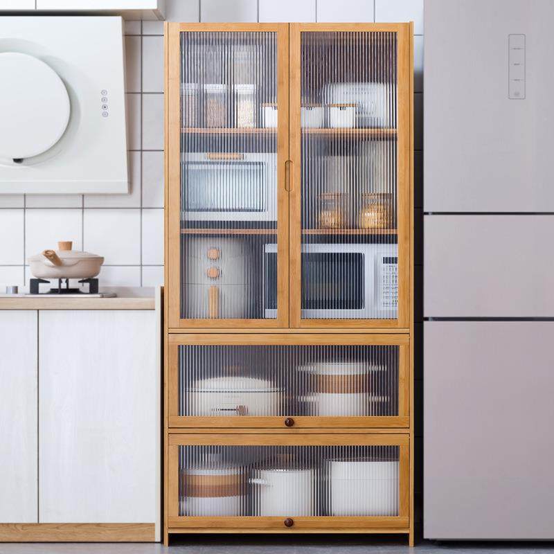 厨房置物架落地多层储物柜微波炉烤箱收纳置物柜多功能碗柜餐边柜,淘宝优惠券,粉丝福利购,淘宝优惠卷