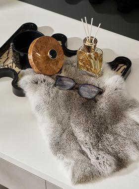 法式CKW复民古摆件视装饰盒异托盘装饰盘组合酒店宿玄关电柜床头