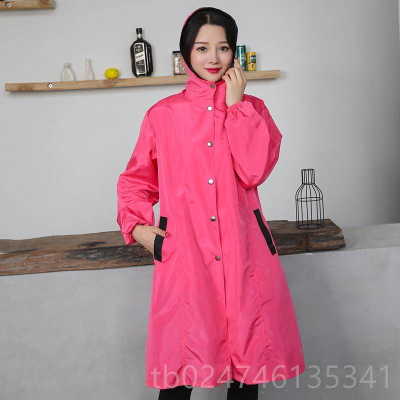 正品加长防水防风女油色尘罩衣风衣式男防护围工作服韩版厨房按扣,淘宝优惠券,粉丝福利购,淘宝优惠卷