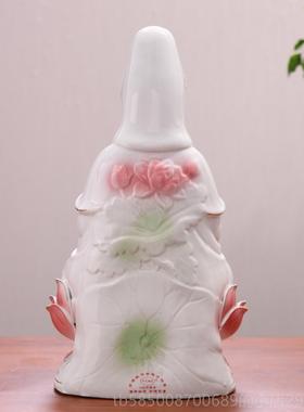 新款南音观菩萨陶瓷佛像家装居海饰