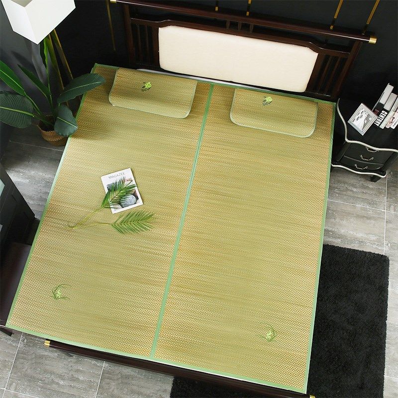 天然草席凉席老式直筒家用学生宿舍席草编席可折叠双人草席子通用,淘宝优惠券,粉丝福利购,淘宝优惠卷