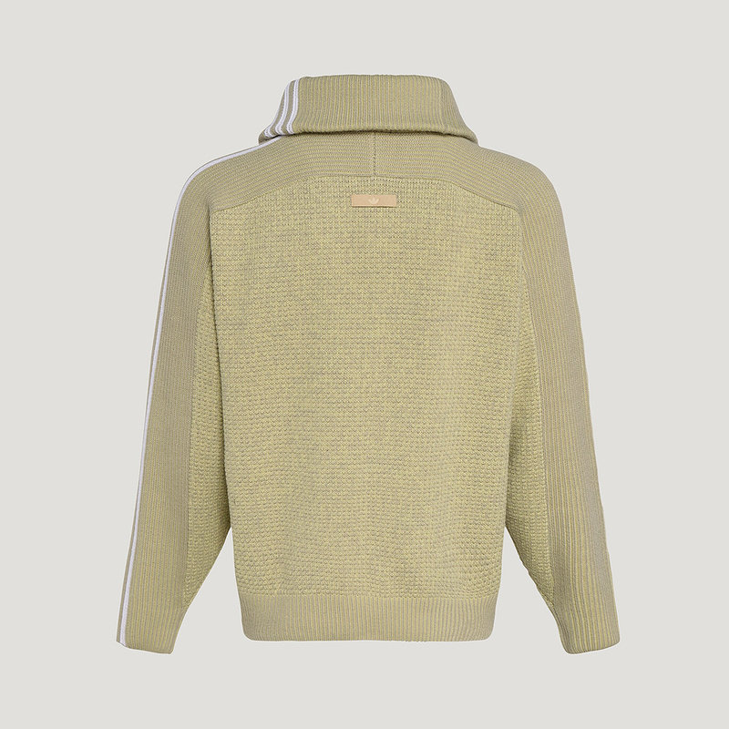 阿迪达斯三叶草26男女同款半拉链高领运动宽松针织衫毛衣 KS5341,淘宝优惠券,粉丝福利购,淘宝优惠卷