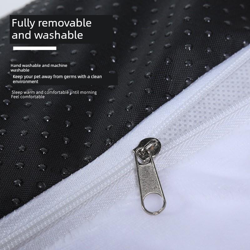 日式猫窝猫咪睡袋半封闭式猫被窝冬季保暖宠物窝小幼猫窝四季通用 - 图1