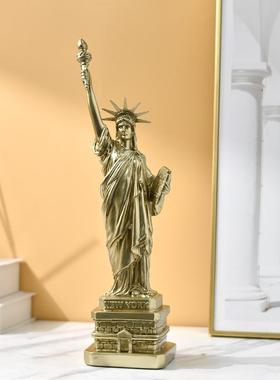 美国自由女神像工艺品家居客厅办公室摆件旅游纪念品人物雕像模型