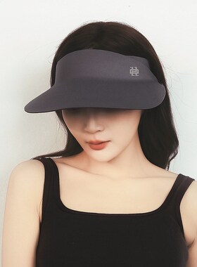 夏天亲子款大檐无痕无感一体运动空顶帽女士遮阳轻便跑步儿童帽子