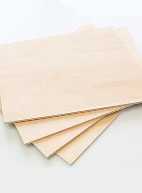 椴木板切割多层板胶合板 夹板diy手工木板木片薄木片建筑模型材料