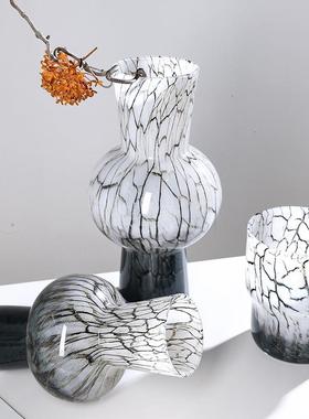 现几代线SS24-116条创意水墨色设计吊钟花瓶楼处酒售店厅茶创餐意