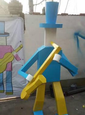 来图制作大型太宙宇机器人坦飞机空铁艺克工艺90999品金属模型