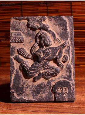 云冈石窟文创飞拓版板传拓工具F769H9J9拓包拓印画桌云岗家居饰品