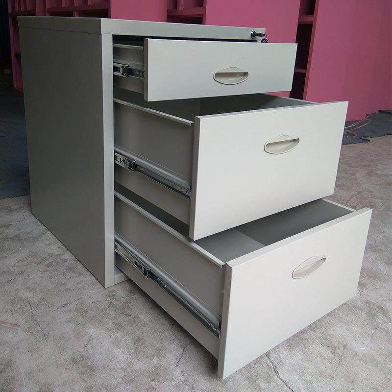 钢制活动柜三柜抽室挂劳柜006桌边带锁资料蓝色下带轮桌矮办公储,淘宝优惠券,粉丝福利购,淘宝优惠卷