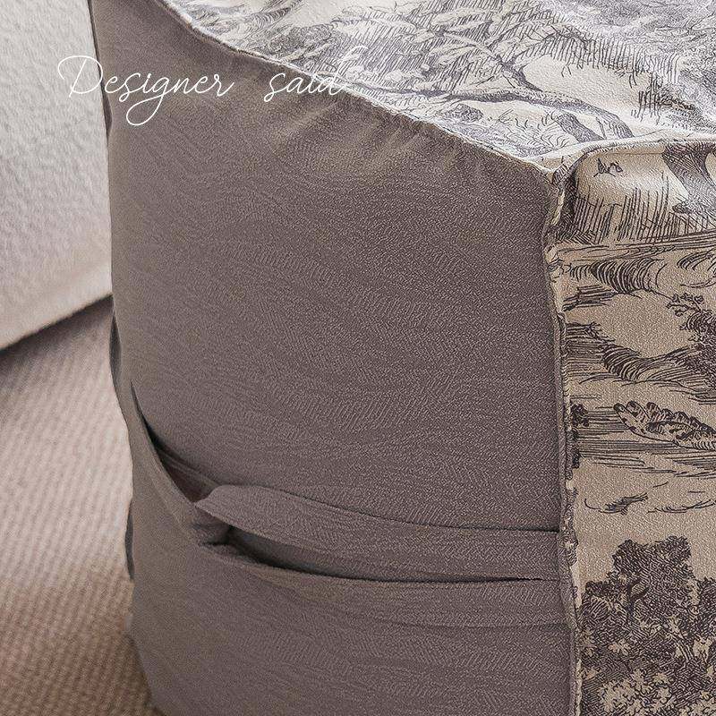 新中式蒲团坐垫家用四季通用办公地上榻榻米墩子方形久坐懒人坐墩,淘宝优惠券,粉丝福利购,淘宝优惠卷