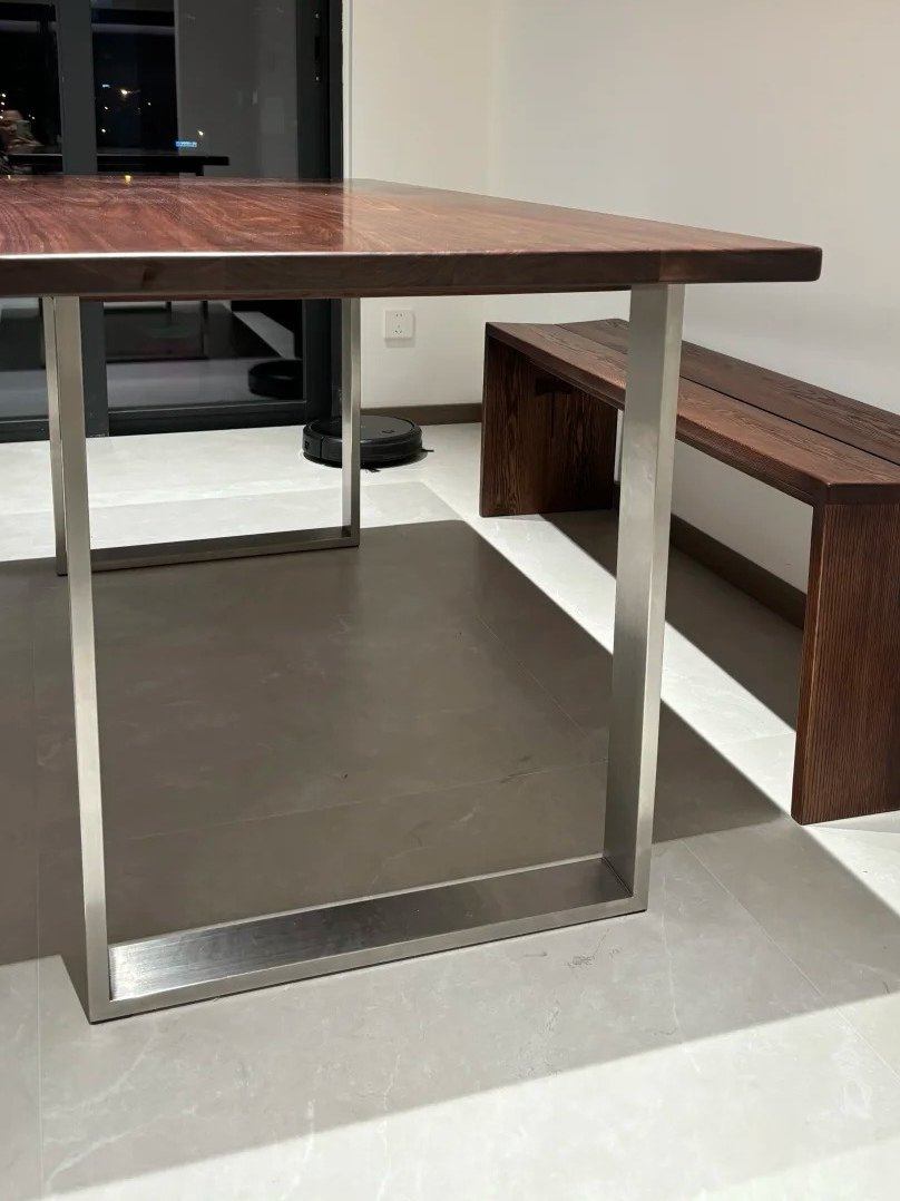 不锈钢桌腿大板支架桌子腿台餐腿书桌吧台字型腿桌架腿口新疆包邮,淘宝优惠券,粉丝福利购,淘宝优惠卷