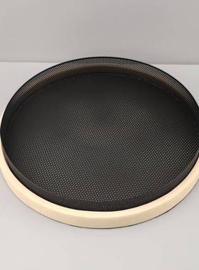 欧式轻奢树脂圆形金洞石1436纹属桌面收纳仿托盘厅卧室酒店家居饰