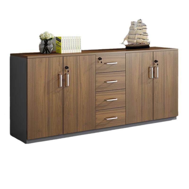 文件柜资料柜茶柜公隔室简水约现代储办物QIB柜断地柜带锁木质矮,淘宝优惠券,粉丝福利购,淘宝优惠卷