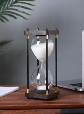 轻奢沙漏计时器儿童摆件办公室好物桌面客厅家居装饰品高颜值摆件