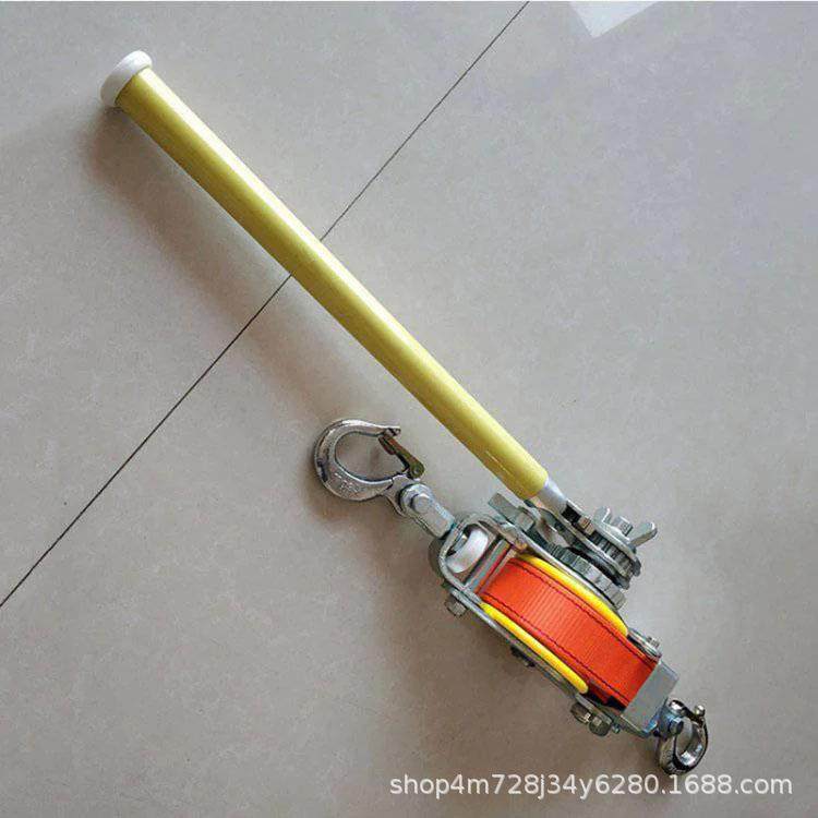 绝缘手柄拉紧器电力施工双钩绝缘紧线器多用途手动齿轮拉线器,淘宝优惠券,粉丝福利购,淘宝优惠卷