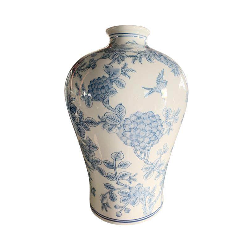 陶瓷大肚花瓶插花器新中式陶瓷艺术摆件花艺民宿软装,淘宝优惠券,粉丝福利购,淘宝优惠卷