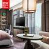 Fashion star hotel matching furniture hotel standard room suite public area lobby furniture hotel bed solid wood whole house