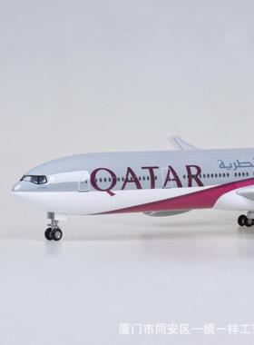 模卡VRE尔航空777客机飞塔机型真拼仿装民航