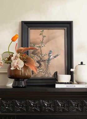 饰中古风电表箱关装画挂餐边柜斗柜画桌面摆画氛围感软玄FM793856