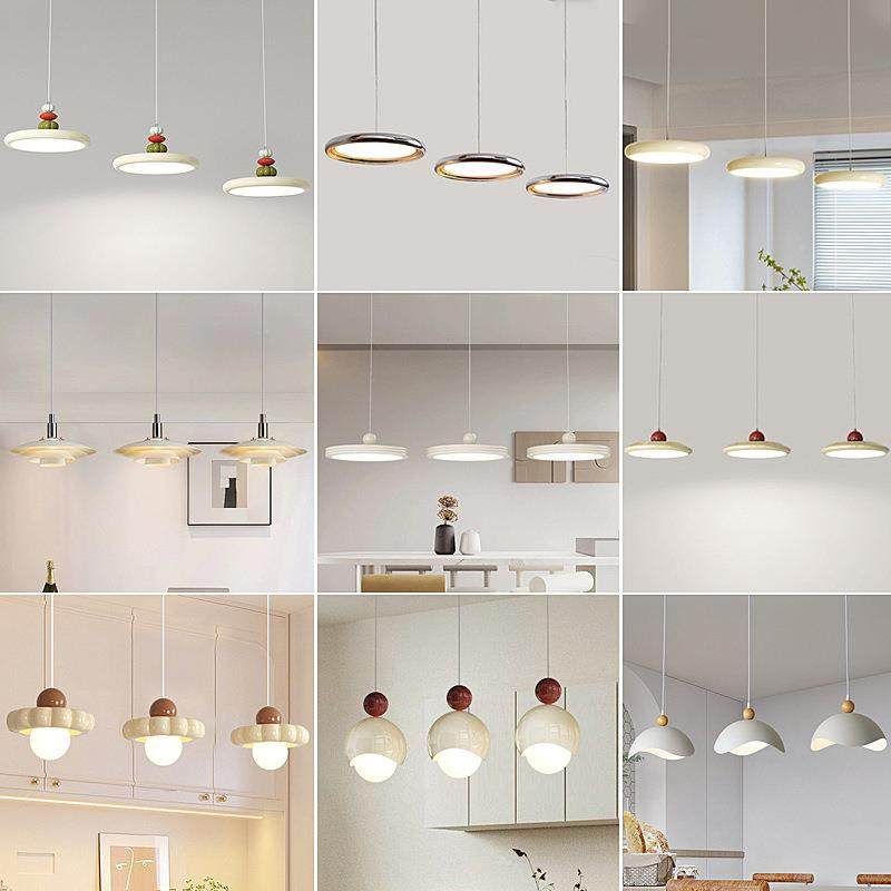 餐灯厅吊灯三头碟飞流行法式奶油风餐桌灯眼现569代简约护创意岛,淘宝优惠券,粉丝福利购,淘宝优惠卷