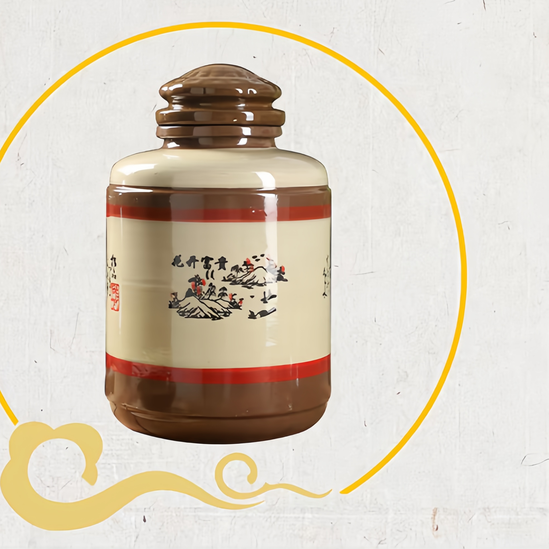 陶瓷酒坛10/30/50斤泡酒坛泡酒专用酒瓶窖藏土陶老式酒瓶带密封盖,淘宝优惠券,粉丝福利购,淘宝优惠卷