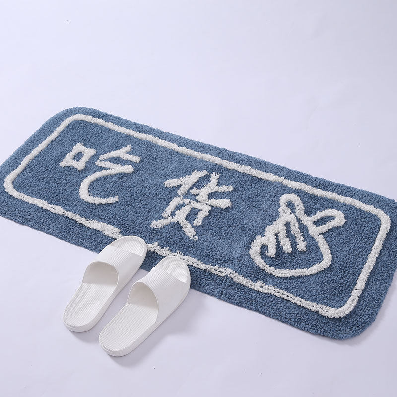 Cotton floor mats, kitchen entrance floor mats, hallway long strip carpets, kitchen oil-absorbing and water-absorbing floor mats